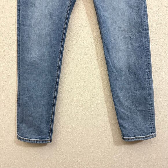 JEANERICA TM005 Jeans Blue Denim Light Vintage Straight Leg Cotton - Picture 5 of 13